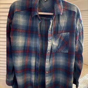 BP Plaid Flannel Top